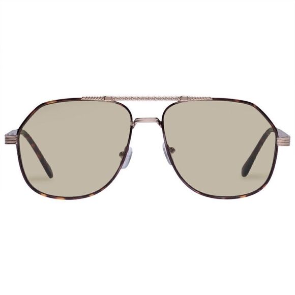 Aire NWT Cosmos - Bright Gold Khaki Tint Sunglasses - Picture 1 of 9